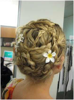 Wedding Hairstyle Braided Updo Having a hard time deciding which wedding 