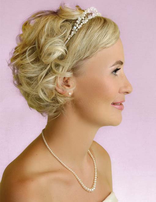Short Wedding Hairstyles - Pictures and ideas for short hair!