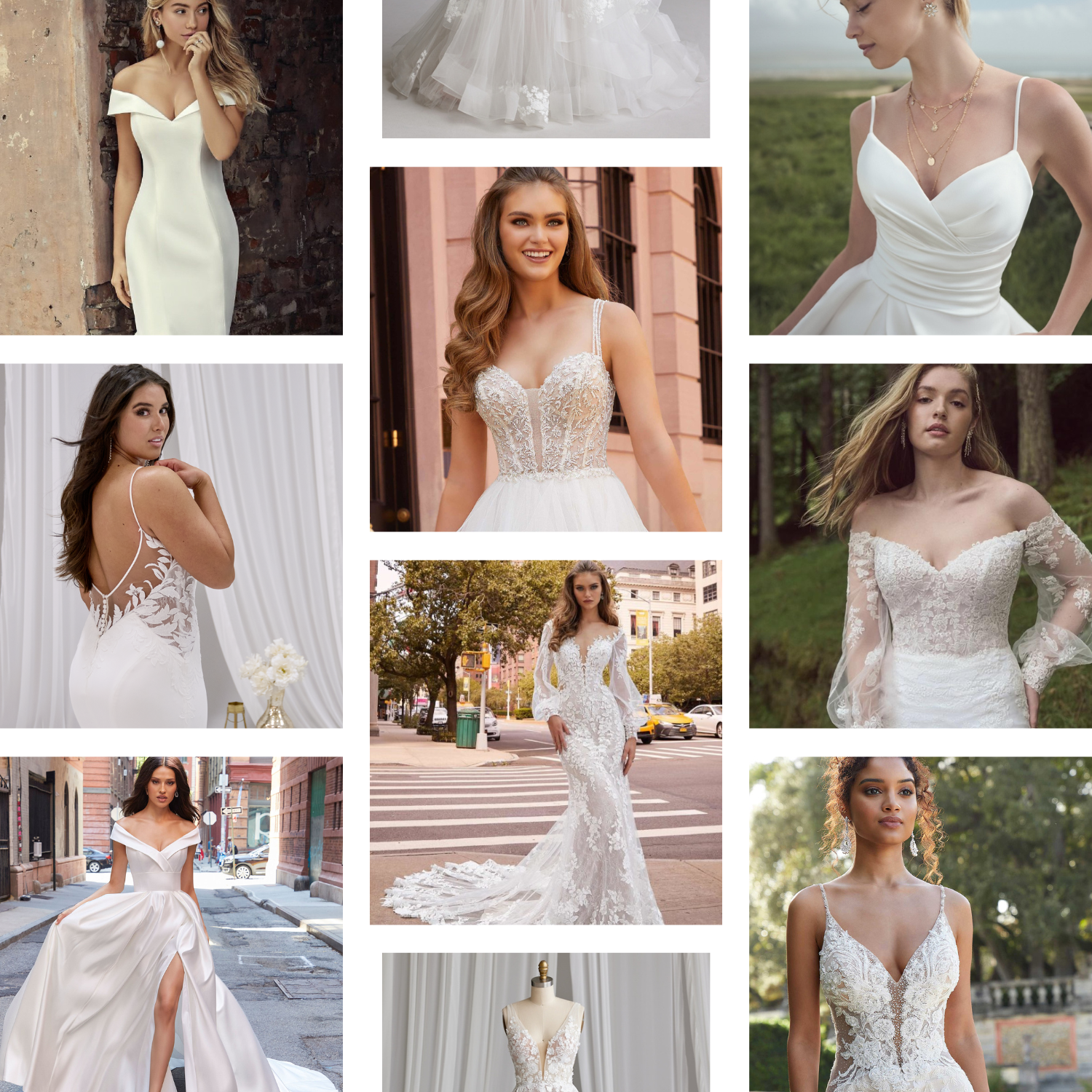Your perfect wedding dress is unique to you. Catherine's Bridal Boutique is here to help guide you through the endless options. Only one is the one! 